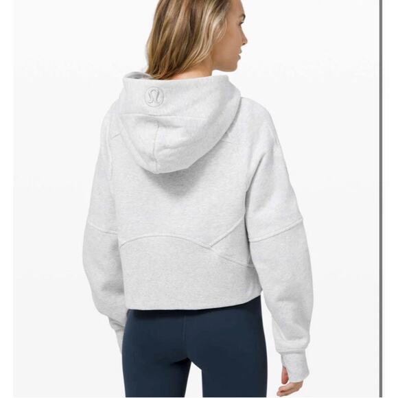 Lululemon Scuba Oversized 1/2 Zip Hoodie Ultra Grey Size XS/S - Picture 2 of 11